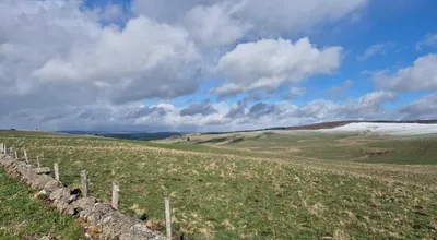 Hiking on the Aubrac Plateau