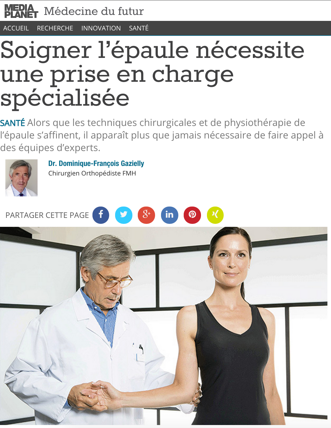 Soigner l’épaule